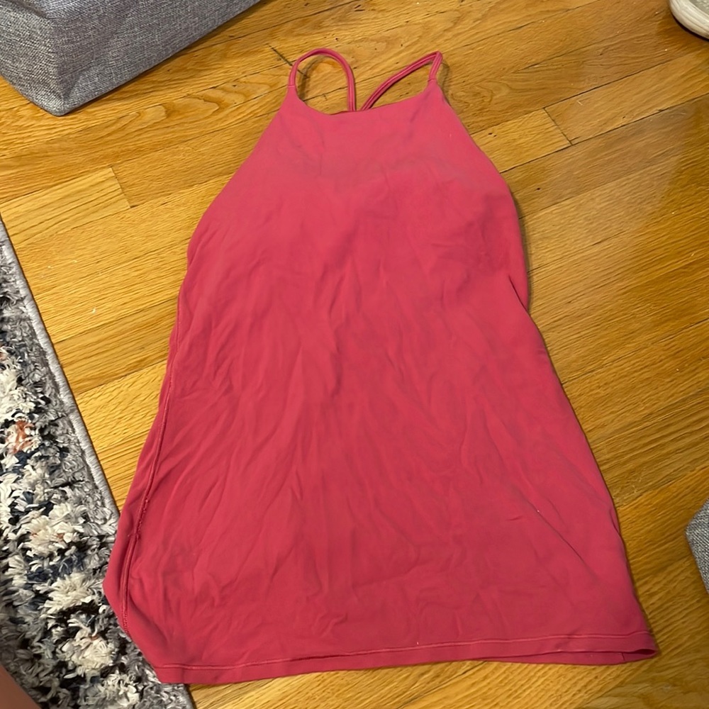 Lululemon high neck padded tank top